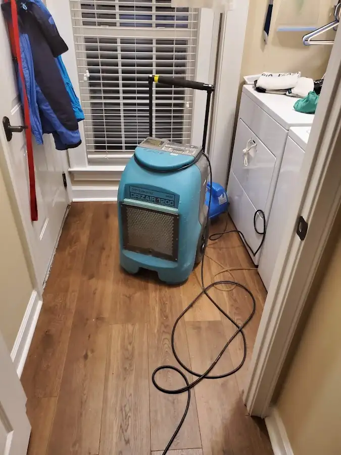 Commercial dehumidifier deployed for Crawl Space Restoration in Harrison